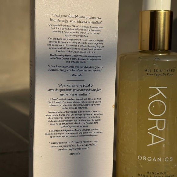 Kora Organics Renewing Hand & Body Wash Cleanse & Soothe 10.14 fl oz - Picture 2 of 5